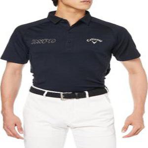 캘러웨이 남자 반팔티 골프웨어 남성 셔츠 (로고 쟈 가드 UPF50 +/박스 타입)/골프/C22234103 1010_Black M