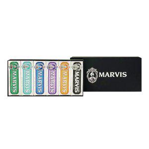 [현대백화점 부산점] 마비스 치약 MARVIS 이탈리아 명품 치약 25ml 6입 블랙 케이스 선물 세트