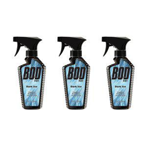 Bod Man Fragrance Body Spray Dark Ice 보드맨 프래그런스 바디 스프레이 다크 아이스 236ml 3개