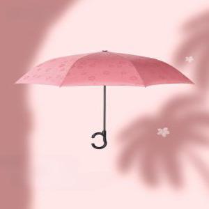 꽃피는 장우산 거꾸로우산 자동차 역방향 우산 대형