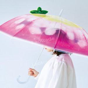 YOU + MORE 크림 소다 후르츠 우산 투명 장우산