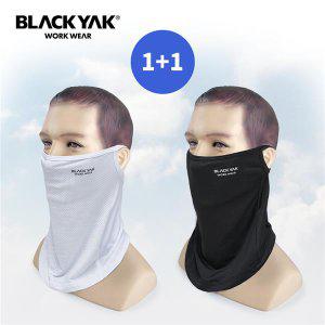 1+1 블랙야크 자외선차단마스크 얼굴 햇빛가리개 스포츠 골프 얼굴가리개
