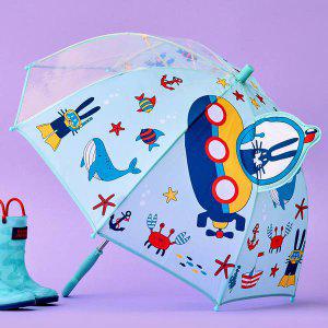 [현대백화점 판교점] [피터젠슨] 피터의 바다탐험 팝업 우산 PTX63RU03M 민트 아동 유아 여름 장마 우의 소나기 우비