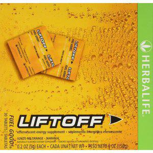 Herbalife LIFTOFF 에너지 드링크 이그나이트 오렌지 30 TABS