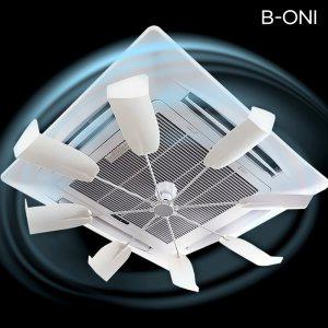 비오니 시스템 에어컨 실링팬 바람막이 천장형 윈드바이저 순환팬 바람개비 날개