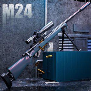 M24저격총 배그 성인용 너프건 탄피 배출 총 소프트탄 저격 소프트 건 장난감 AWM