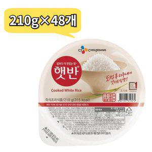 CJ 제일제당 햇반 백미 즉석밥 210g 48개