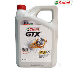 캐스트롤 GTX SP C3 5W30 6L 가솔린/디젤 100%합성엔진오일
