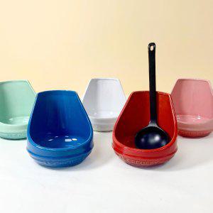 르쿠르제 그릇 냄비뚜껑 커버 국자 받침대 보관함 색상다양 인기