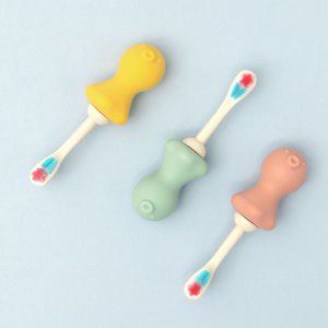 에디슨 프리미엄 문어 칫솔 세트 미세모 아기 아이 아동 두돌 유아칫솔 유아구강용품
