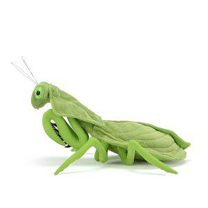 사마귀 인형 곤충 봉제 인형 핸드메이드 리얼 피규어 대형 초록 28cm