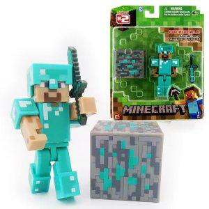 Minecraft 마인크래프트 굿즈 대형 모델 미니피규어 스티브 다이아몬드 소드