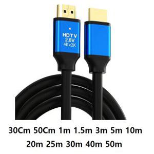 HDMI 2.0 VER2.0 메탈 블루 0.5m 1m 1.5m 3m 5m 10m 20m 25m 30m 40m 50m HDMI 케이블