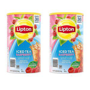 Lipton Sweetened Ice Tea Mix Raspberry 립톤 스위턴드 아이스티 믹스 라즈베리 2.54kg 2개