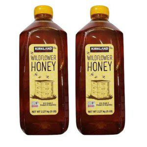 [청구할인 4만원대] 커클랜드 와일드플라워 허니 2.27KG 2팩/야생초 꿀