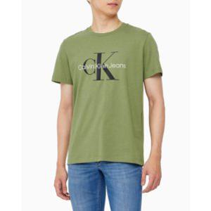 [갤러리아] [캘빈클라인 진]남성 레귤러핏 모노그램 엠브로이더리 로고 반팔 티셔츠(J320770L9N)