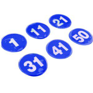 원형 번호판 목욕탕 사물함 테이블 파랑숫자판 1부터50
