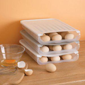 슬라이딩 계란 보관함 에그트레이 달걀 냉장고 주방 수납 정리용품