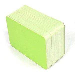 메모지 카페쿠폰 사각명함 단어카드 모서리라운드 녹색