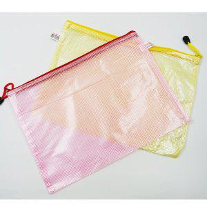 파우치 비닐 어린이집 수건 기저귀 화장품 여행용 마스크보관 메이크업 방수 투명 메쉬