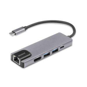 멀티포트허브 케이블 C타입 USB 3.0 기가LAN HDMI 4IN1