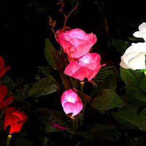 장미꽃정원등 LED3EA 태양광핑크 야외조명등 화단산책로꾸미기