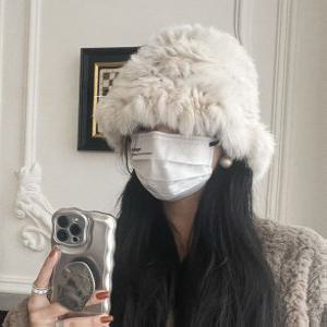 삿포로 모자 일본 양털 스키장 여성용 뽀글이 따뜻한