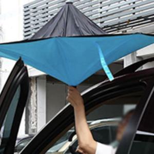 거꾸로 C모양 손목걸이 실용 아이디어 우산 비,눈내릴때 차량 장우산 판촉물