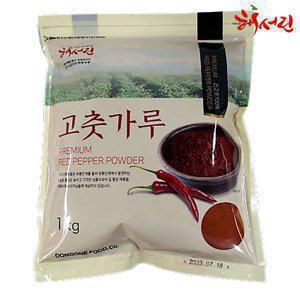 중국산 고운 고춧가루 보통 매운맛 1kg 김장재료 고추가루