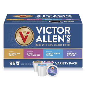 Keurig Victor Allen's Variety Kcup 큐리그 빅터앨런 모닝 콜롬비안 도넛샵 프렌치 로스트 커피 96캡슐