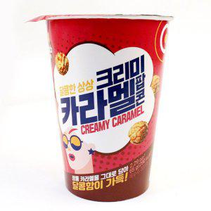 컵 카라멜 팝콘 12통 1박스 달콤 달달한 간식 선물 단체 소풍 현장학습 운동회 영화