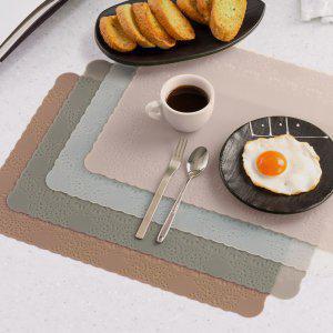국산 플라이토 실리콘 디자인 방수 테이블 식탁매트