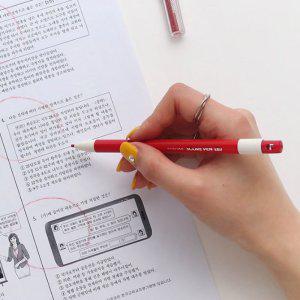 두꺼운 채점용 빨간 색연필 채점펜 32자루