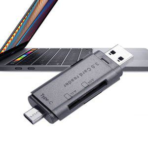 USB C 양방향 메모리리더기 블랙박스 SD카드 멀티리더