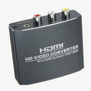 CCTV 모니터연결용 컨버터 AV TO HDMI 출력어댑터