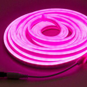 홈바꾸미기 핑크색간접 줄조명 LED 인테리어 라인등