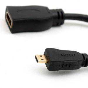 HDMI 단자 MICRO 변환컨버터 길이짧은 단자전환 젠더