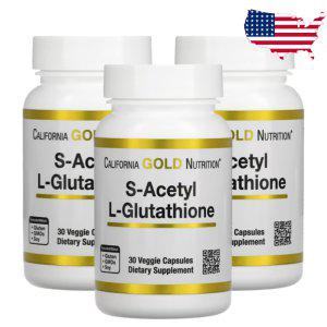 아세틸 글루타치온 분말 분말형 100mg 30캡슐 클루타치온 Glutathione 3개
