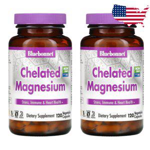 블루보넷 킬레이트 마그네슘 120베지캡슐 Chelated Magnesium 2개세트