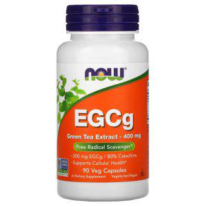 나우푸드 녹차추출 EGCg 400 mg 90 베지캡슐 카테킨