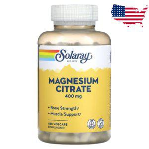 솔라레이 마그네슘 시트레이트 133mg 180정 구연산 유기염 Magnesium