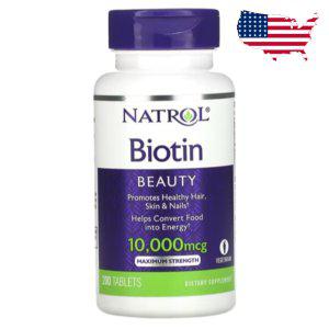 나트롤 비오틴 바이오틴 10000 mcg 200정 인산 칼슘 Biotin