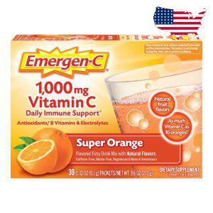 이머전씨 비타민C 1000 mg 가루 분말 파우더 오렌지맛 30포 칼슘 마그네슘 아연