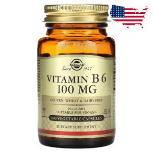 솔가 비타민B 100 캡슐 100정 피리독신 비타민 Vitamin B6