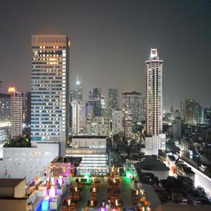 센타라 워터게이트 파빌리온 호텔 방콕의 루프탑 바 산책 | 태국