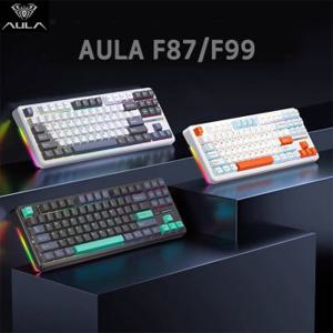 AULA F87 PRO 측각 무선 기계식 키보드 87키 핫스왑 게이밍 키보드
