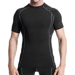 바디핏 남성 슬림 기능성 반팔티(XL) (블랙) 헬스복