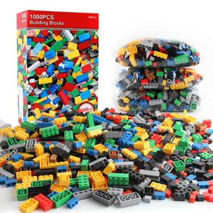 어린이를 위한 교육적이고 재미있는 조립 장난감 - 전통적인 도시 블록으로 구성된 1000조각 크리에이티브 빌딩 블록 세트 - 이스터 선물