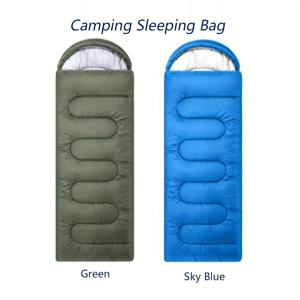 캠핑 침낭 - 3계절 따뜻하고 시원한 날씨 - 여름 봄 가을 남성 여성을 위한 경량 - 캠핑 장비 장비, 여행 하이킹 및 야외 활동