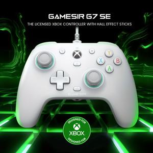 게임시르 G7 SE 유선 컨트롤러 - Xbox Series X/S/Xbox One 및 Windows 10/11용, 플러그 앤 플레이 게임패드 - 홀 효과 조이스틱/홀 트리거, 3.5mm 오디오 잭